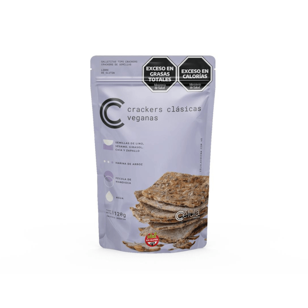 Crackers Clasicas Veganas x 120 Gr