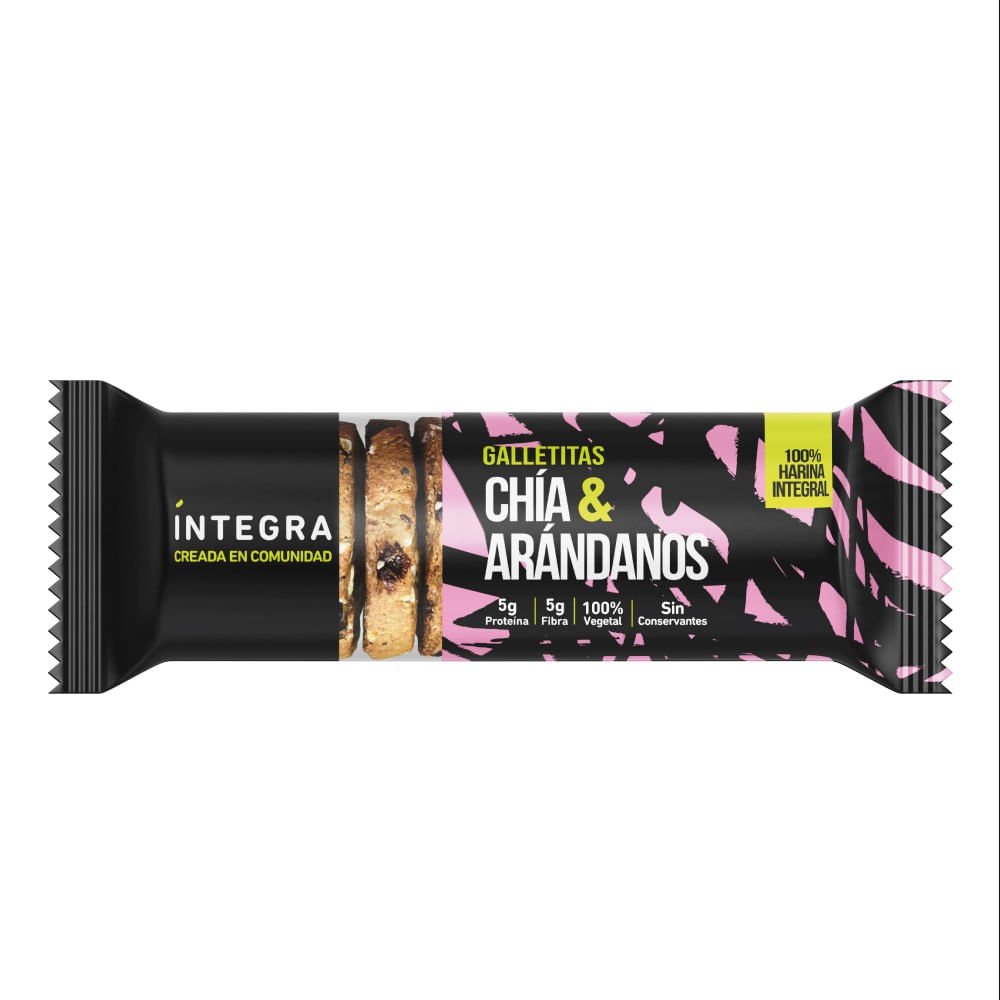 Galletitas Chia y Arandanos x 200 Grs