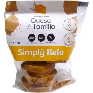 Tostadas Queso y Tomillo x 100 Grs