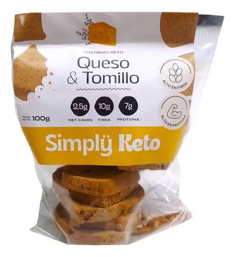 Tostadas Queso y Tomillo x 100 Grs