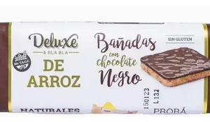 Galleta De Arroz Bañada Sabor Chocolate Negro x 12 Unid