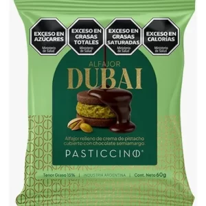 Alfajor Dubai Relleno de Crema de Pistacho x 55 Gr  NUEVO!!