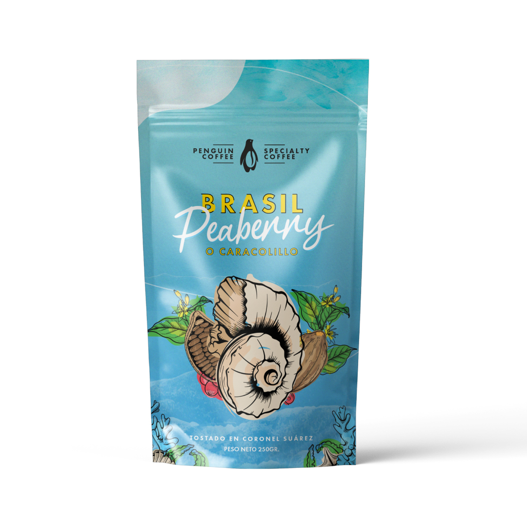 Café Brasil Peaberry o Caracolillo x 250 Gr