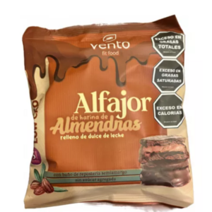Alfajores de Almendras Relleno con Dulce de Leche x 6 Unidades