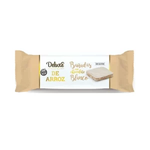 Galleta De Arroz Bañada Sabor Chocolate Blanco x 12 Unid