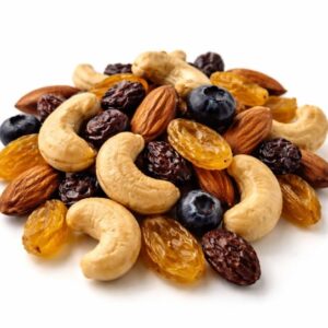 Mix Griego ( Arandanos, Pasas de Uvas Rubias, Almendras, Castañas Crudas)