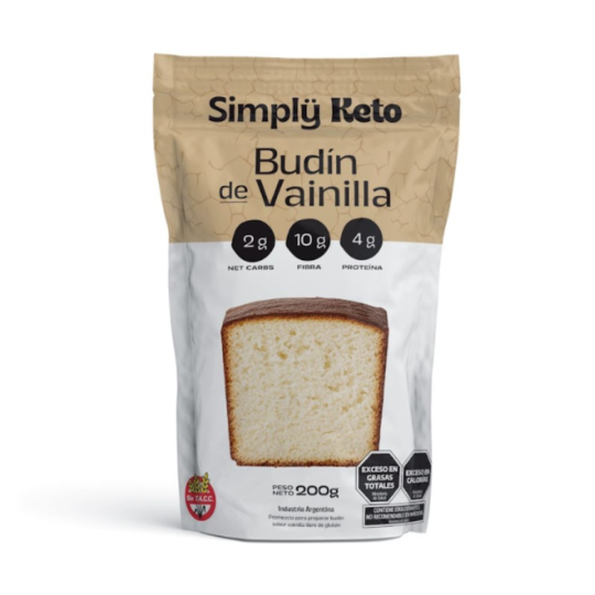 Premezcla Keto Budin de Vainilla x 200 Grs